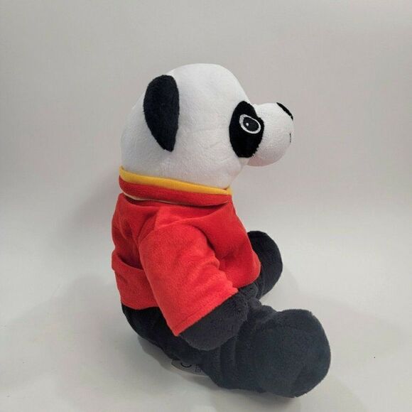 Regency Group Panda Plush Red Gold Shirt Black Pants Embroidered 11" - Picture 5 of 8